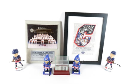 Lot of New York Rangers Collectibles