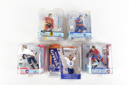 Lot of 5 McFarlane NHL Legends Action Figures