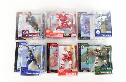 Lot of 6 McFarlane NHL Series 7 Action Figures