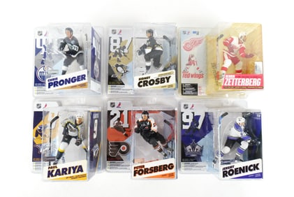 Lot of 6 McFarlane NHL Action Figures
