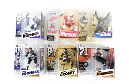 Lot of 6 McFarlane NHL Action Figures