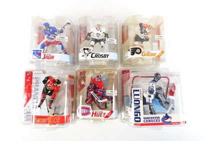 Lot of 6 McFarlane NHL Action Figures