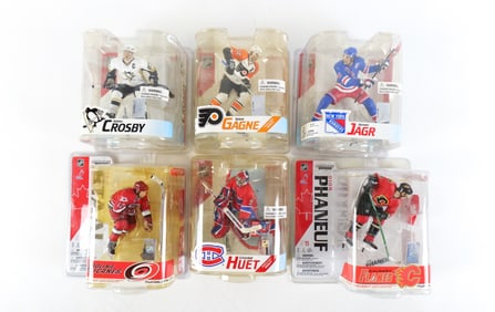 Lot of 6 McFarlane NHL Action Figures