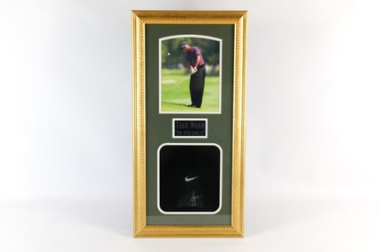 Tiger Woods "The Eyes Have It" Framed Shadow Box Collage
