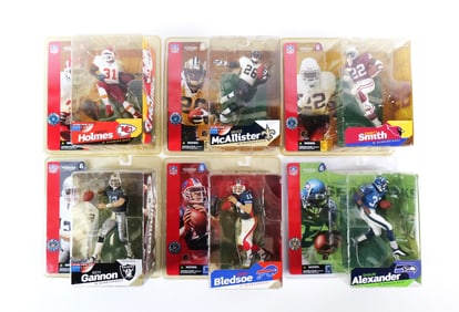 Lot of 6 McFarlane NFL Series 6 Action Figures
