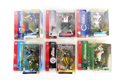 Lot of 6 McFarlane NFL Series 7 Action Figures