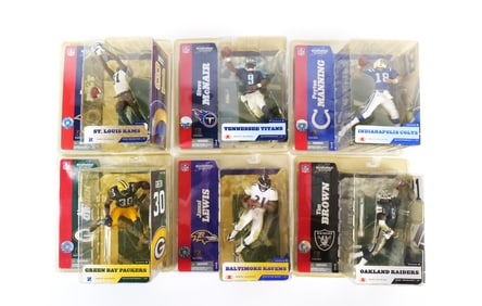 Lot of 6 McFarlane NFL Series 8 Action Figures