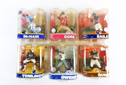 Lot of 6 McFarlane NFL Series 16 Action Figures