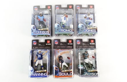 Lot of 6 McFarlane NFL Series 24 Action Figures