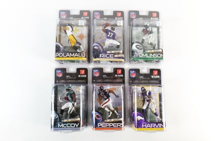 Lot of 6 McFarlane NFL Series 25 Action Figures