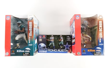 Lot of 3 McFarlane NFL Figures