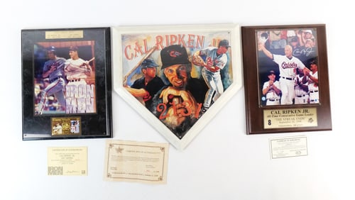 Lot of Cal Ripken Jr. Collectibles