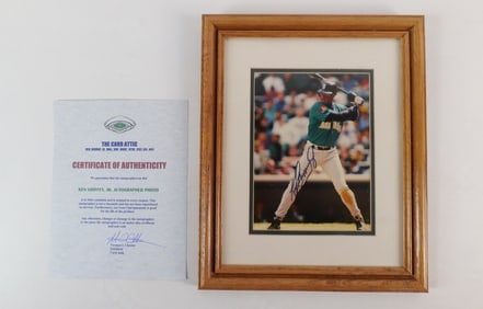 Ken Griffey Jr. Seattle Mariners Autographed 8x10 Photo