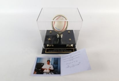 David Wells New York Yankees Perfect Game Autographed Ball