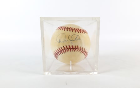 Derek Jeter Autographed Baseball