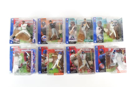 Lot of 8 McFarlane MLB Series 1 Action Figures