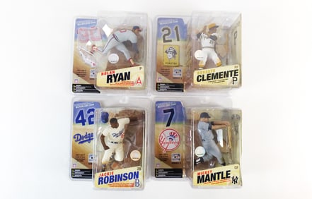 Lot of 4 McFarlane MLB Cooperstown Series 3 Action Figures