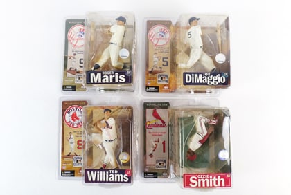 Lot of 4 McFarlane MLB Cooperstown Series 4 Action Figures