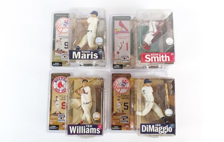 Lot of 4 McFarlane MLB Cooperstown Series 4 Action Figures