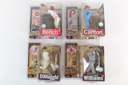 Lot of 4 McFarlane MLB Cooperstown Series 4 Action Figures