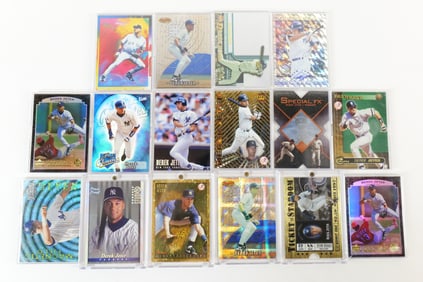 Lot of Derek Jeter Baseball Cards
