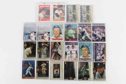 Lot of Mickey Mantle Reprint Baseball Cards