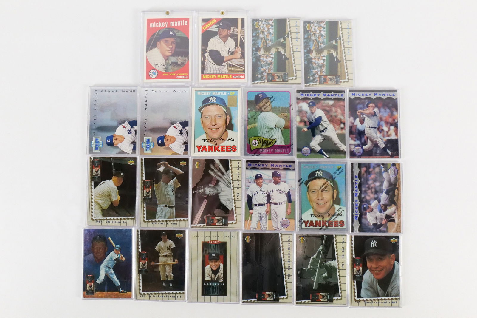 Lot of Mickey Mantle Reprint Baseball Cards (1 of 9)