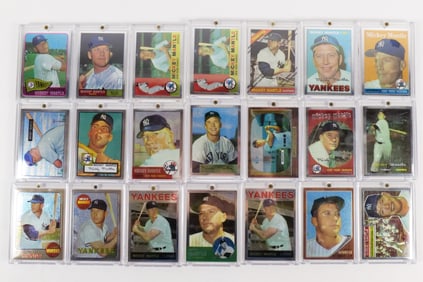 Mickey Mantle Commemorative Card Set #1-19