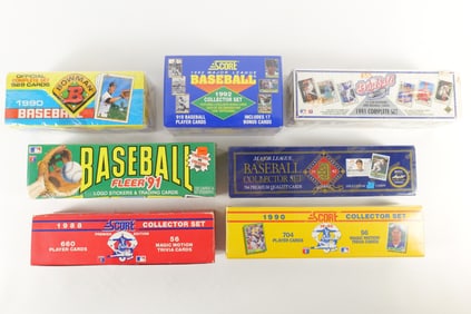 Lot of 7 Sealed Baseball Complete Sets