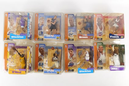 Lot of 8 McFarlane NBA Series 2 Action Figures