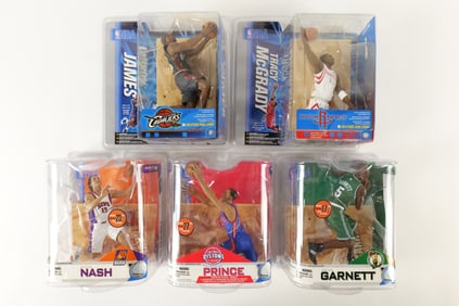 Lot of 5 McFarlane NBA Action Figures