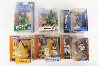 Lot of 6 McFarlane NBA Action Figures