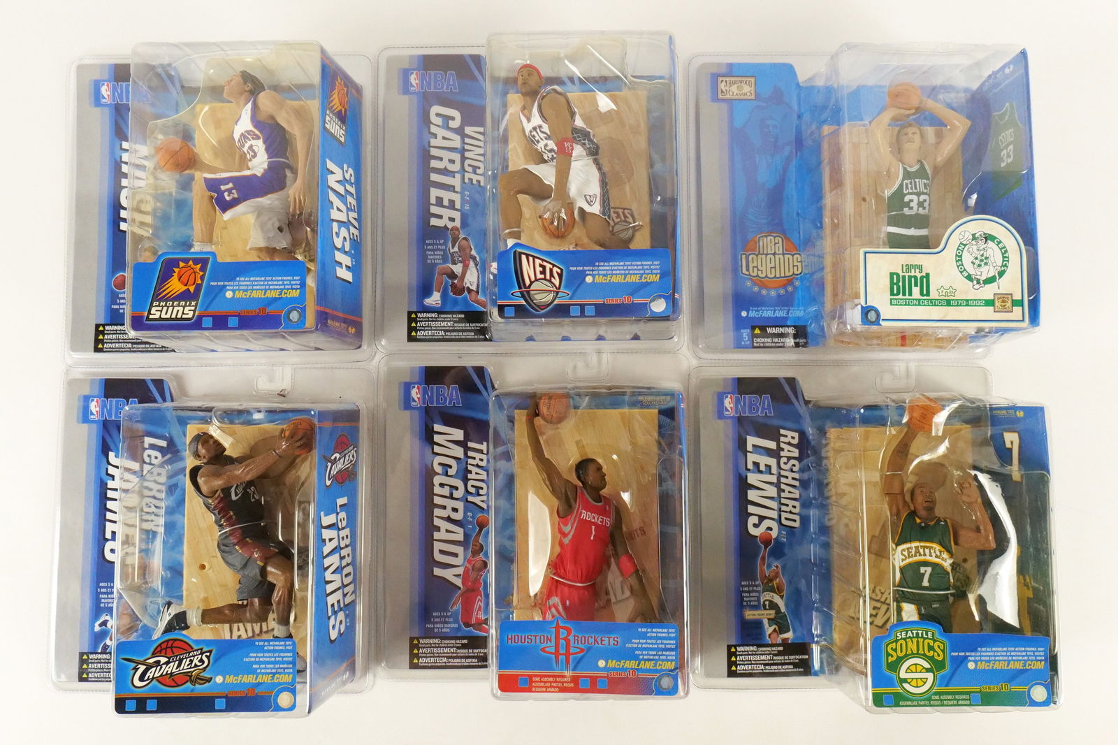 Lot of 6 McFarlane NBA Action Figures (1 of 18)
