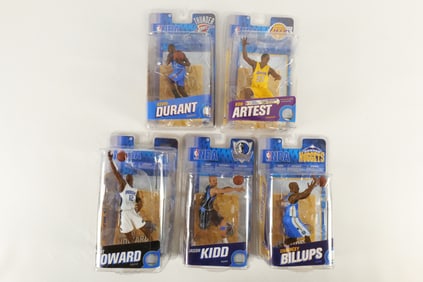 Lot of 5 McFarlane NBA Series 18 Action Figures