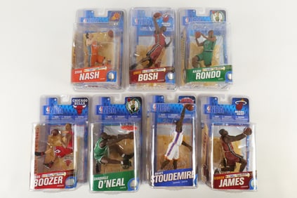 Lot of 7 McFarlane NBA Series 19 Action Figures