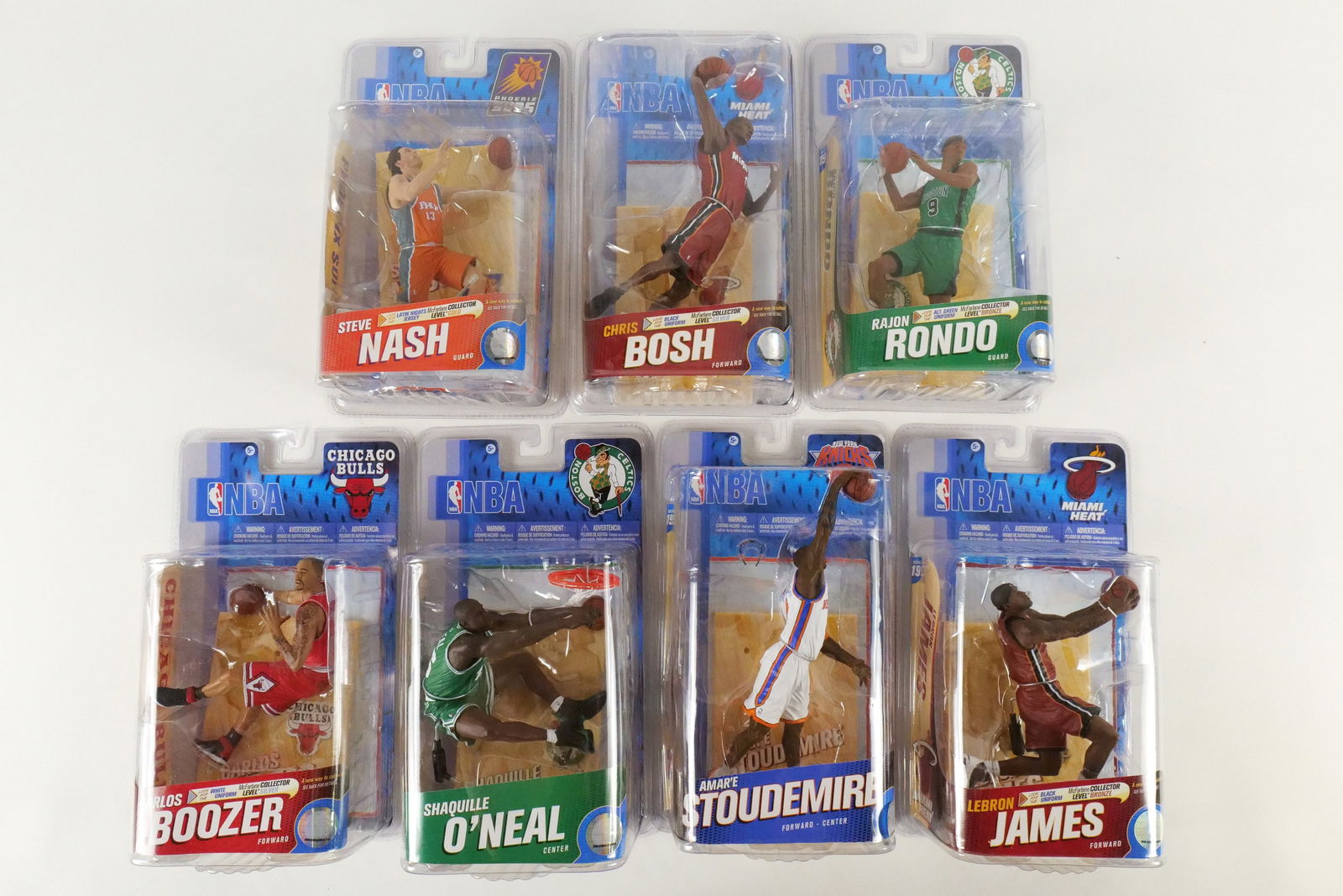 Lot of 7 McFarlane NBA Series 19 Action Figures (1 of 13)