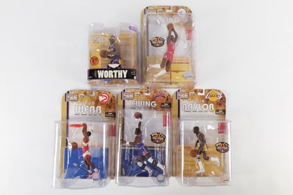 Lot of 5 McFarlane NBA Legends Action Figures