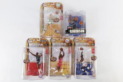 Lot of 5 McFarlane NBA Legends Action Figures