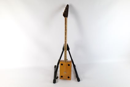 Folk Art Three String Cigar Box Banjo