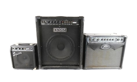 Lot of 3 AS-IS Guitar Amps