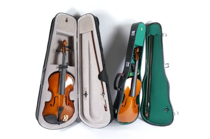 Lot of 2 AS-IS Violins