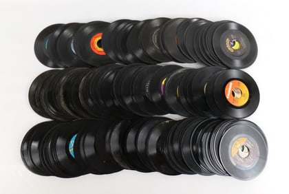 Large Lot of Used 45's