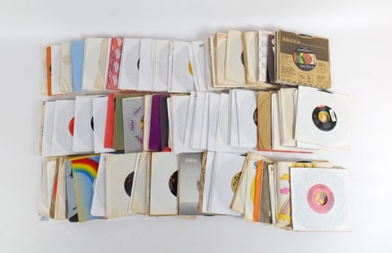 Large Lot of Mixed 45's