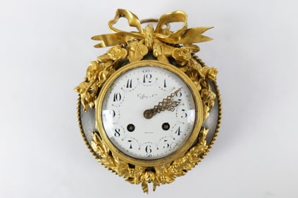 Bronze Tiffany & Co. New York Wall Hanging Clock