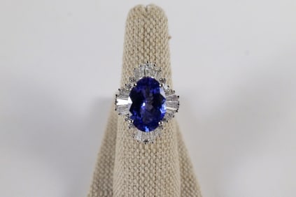 14K Tanzanite and Diamond Ring