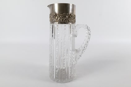 Turn of the Century Cut Glass Tankard/Water Pitcher