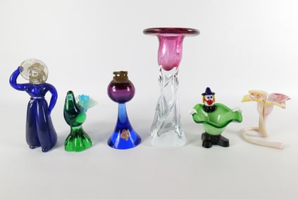 Group Lot of Art Glass