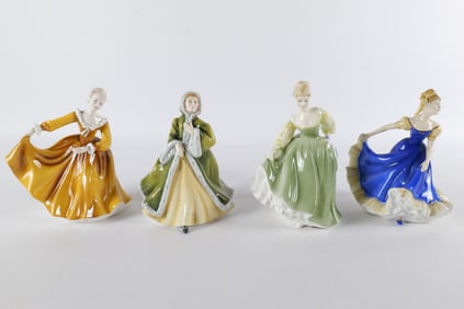 Group Lot of 4 Royal Doulton Figurines