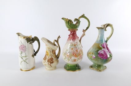 Group Lot of Hand Painted and Transferware Porcelain