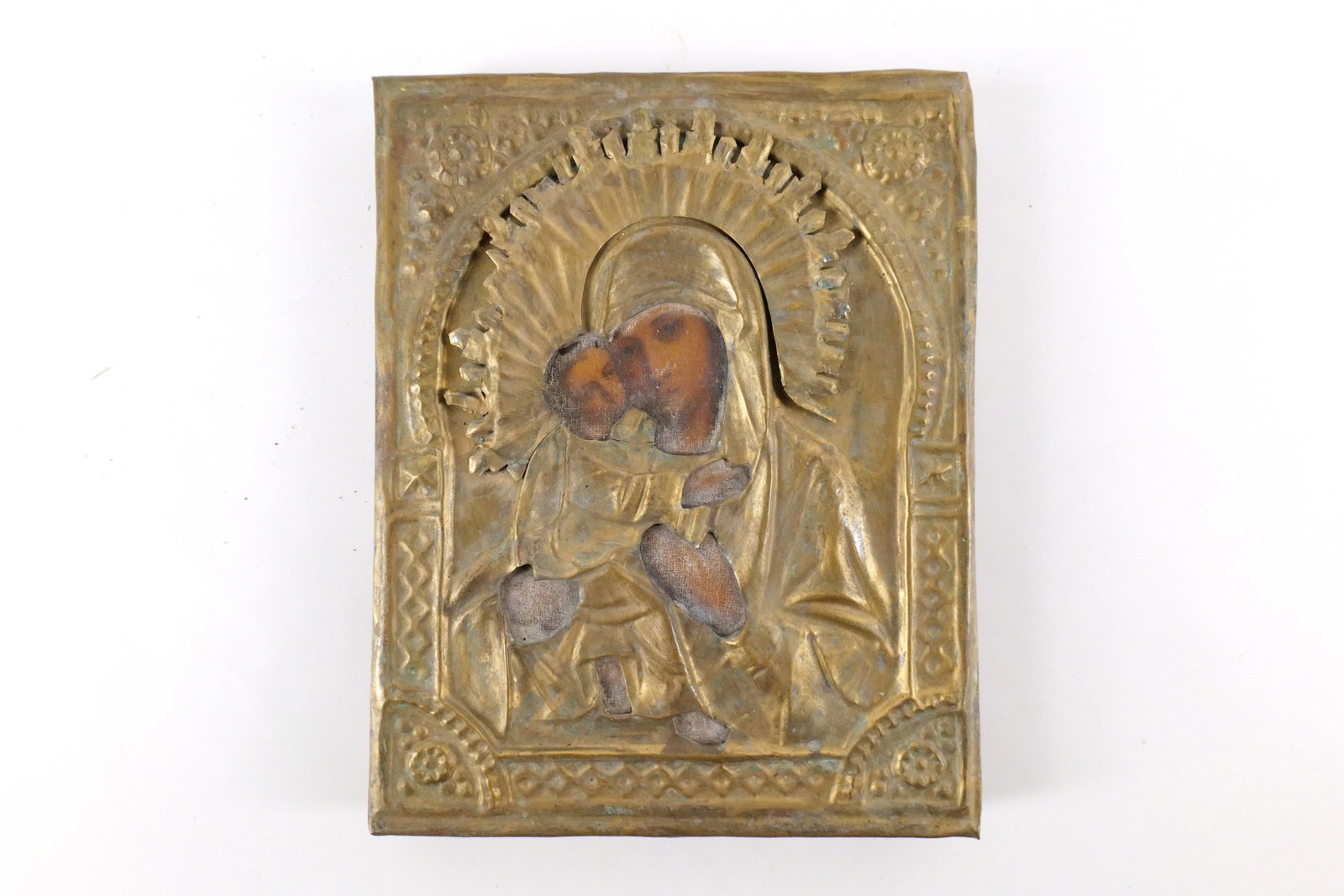 19th Century Russian Icon: 19th Century Russian Icon. Measures 9" tall x 7" wide. All invoices must be paid within 24 hours of the sale. We offer multiple shipping options please read the shipping terms to understand your optio